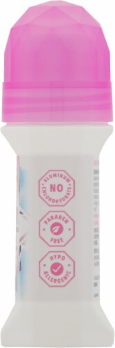 Crystal® Unscented Mineral Roll-On Deodorant Perspective: right