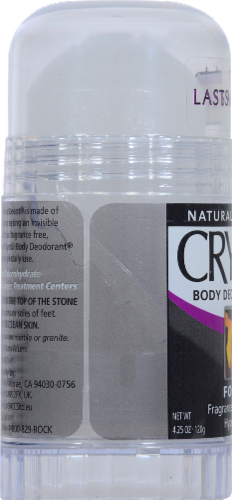 Crystal Fragrance Free Body Deodorant Stick for Men Perspective: right