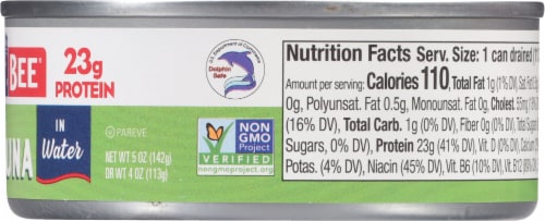 Bumble Bee® Chunk Light Tuna in Water Perspective: right