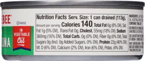 Bumble Bee® Chunk Light Tuna in Vegetable Oil Perspective: right