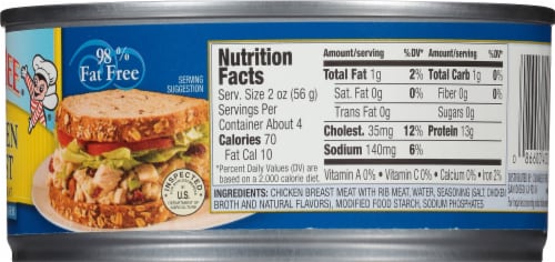 Bumble Bee Premium Chicken Breast Chunk in Water Perspective: right