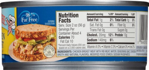 Bumble Bee Premium Chicken Breast Chunk in Water Perspective: right