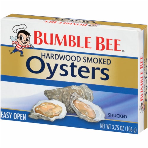 Bumble Bee® Shucked Hardwood Smoked Oysters Perspective: right