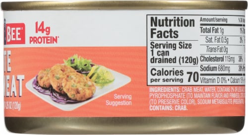 Bumble Bee® White Crabmeat Perspective: right