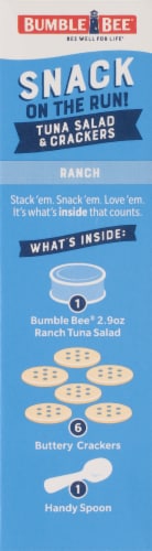 Bumble Bee® Ranch Tuna Salad & Crackers Snack on the Run Tuna Salad Kit Perspective: right