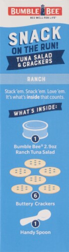 Bumble Bee® Ranch Tuna Salad & Crackers Snack on the Run Tuna Salad Kit Perspective: right