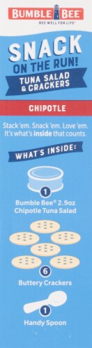 Bumble Bee® Snack on the Run Chipotle Tuna Salad Kit with Crackers Perspective: right