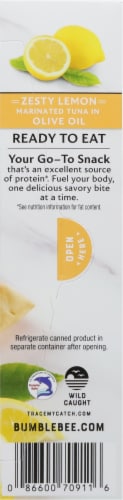Bumble Bee™ Protein On The Run™ Olive Oil & Zesty Lemon Tuna Snack Kit Perspective: right