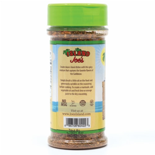 Island Joe's Caribbean Hot Jerk Seasoning Perspective: right