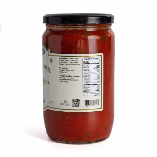 Giusto Sapore Tomato and Basil Sauce Perspective: right