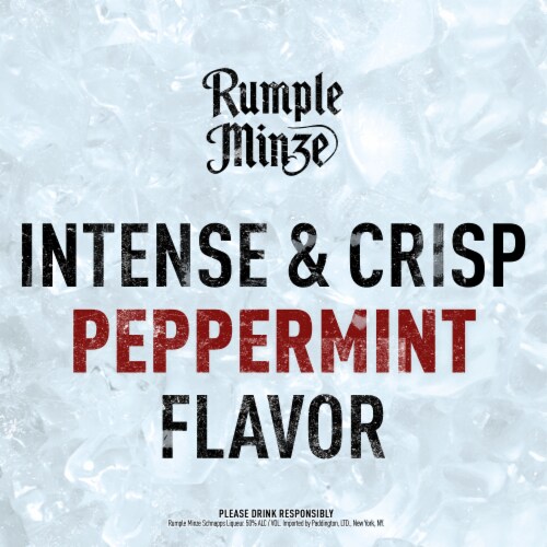 Rumple Minze Peppermint Schnapps Perspective: right