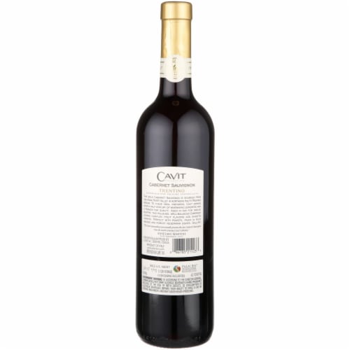 Cavit Cabernet Sauvignon Red Wine Perspective: right