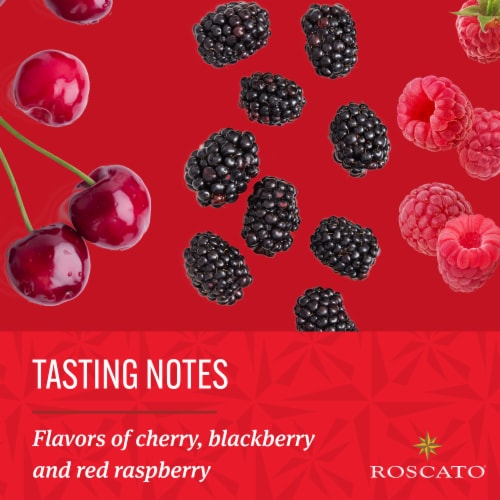 Roscato Sparkling Sweet Red Sparkling Wine Perspective: right