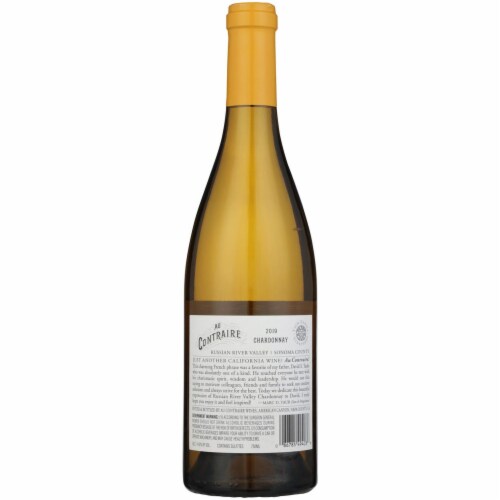 Au Contraire Chardonnay California White Wine Perspective: right