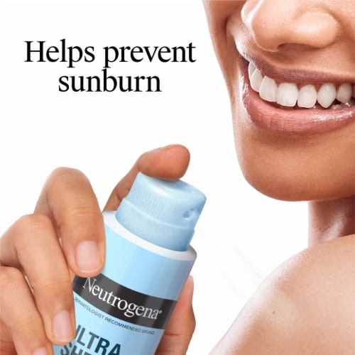 Neutrogena Ultra Sheer Body Mist Sunscreen Spray Broad Spectrum SPF 30 Perspective: right