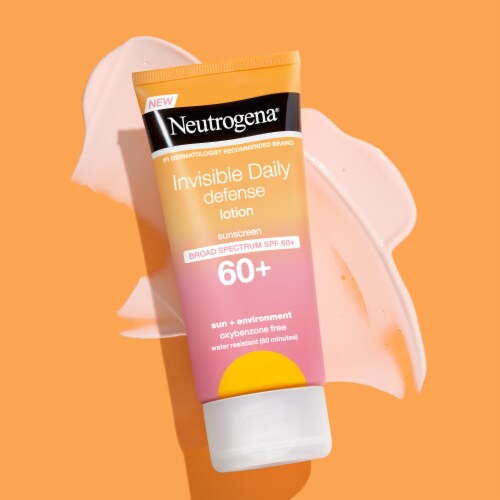 Neutrogena Invisible Daily Defense Sunscreen Lotion Broad Spectrum SPF 60+ Perspective: right