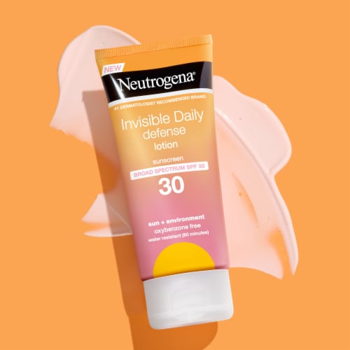 Neutrogena Invisible Daily Defense Sunscreen Lotion Broad Spectrum SPF 30 Perspective: right