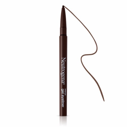 Neutrogena Intense Gel Eyeliner with Antioxidant Vitamin E Smudge- & Water-Resistant Dark Brown Perspective: right