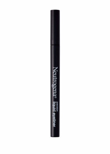 Neutrogena Precision Liquid Eyeliner with Honey & Coconut, Hypoallergenic Water-Resistant Jet Black Perspective: right