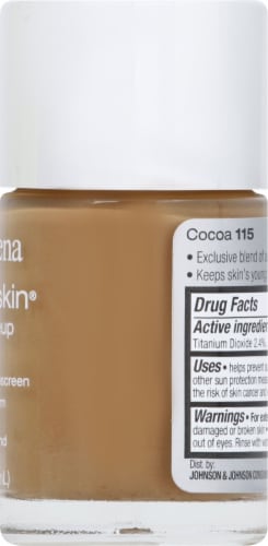 Neutrogena Healthy Skin Cocoa 115 Liquid Foundation Perspective: right