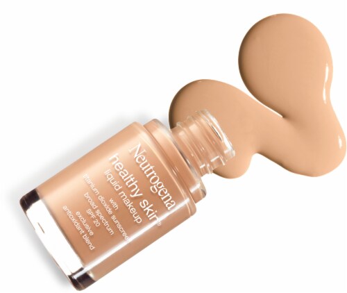 Neutrogena Healthy Skin Liquid Makeup Foundation with Broad Spectrum SPF 20 Sunscreen 90 Warm Beige Perspective: right