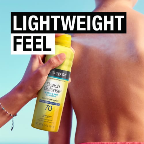 Neutrogena Beach Defense SPF 70 Sunscreen Body Spray Perspective: right