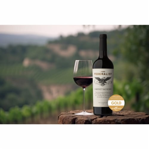 The Federalist Limited Edition Cabernet Sauvignon California Red Wine Perspective: right