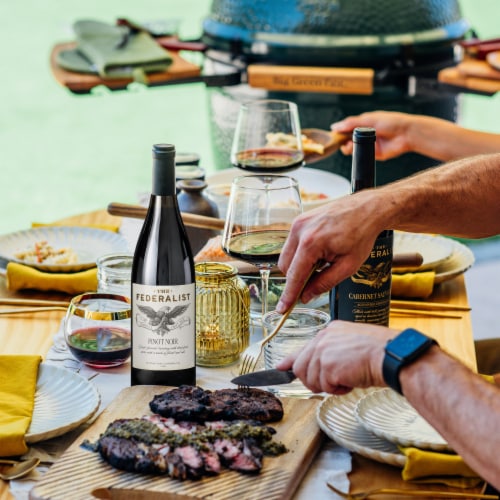 The Federalist Pinot Noir California Red Wine Perspective: right