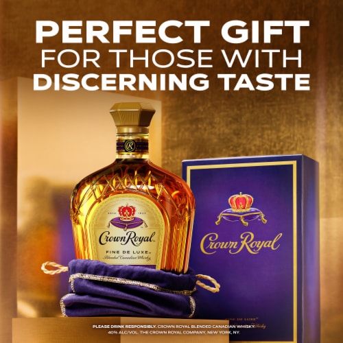 Crown Royal Blended Canadian Whisky Perspective: right