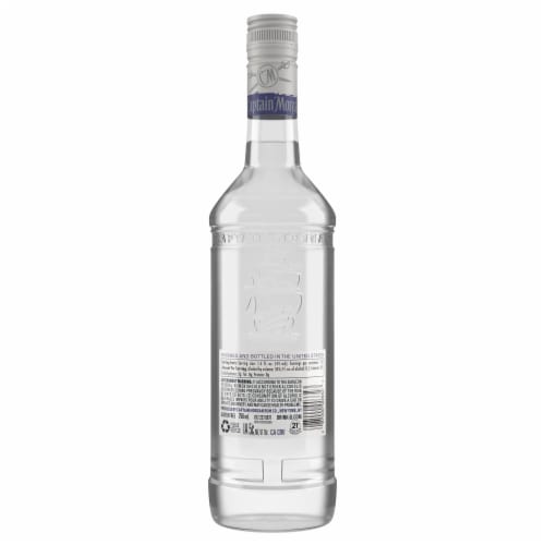Captain Morgan Rum Silver Spiced Perspective: right