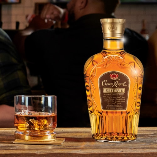 Crown Royal Whisky - Canadian Reserve Perspective: right