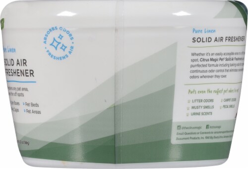Citrus Magic Pet Solid Air Freshener Pure Linen - 20 oz (566 g) Perspective: right