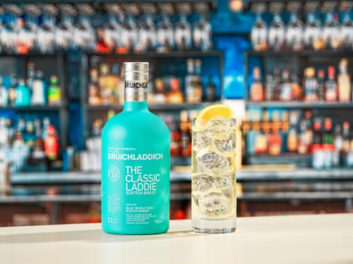 Bruichladdich The Classic Laddie Unpeated Islay Single Malt Scotch Whisky Perspective: right
