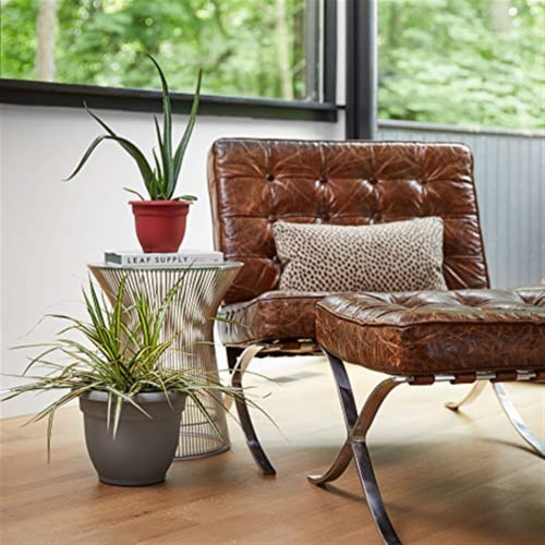 Bloem 20-56420 20 in. Ariana Planter with Self Watering Grid, Living Green Perspective: right