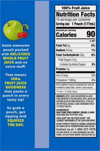 Capri Sun® Watermelon Juice Blend Pouches Perspective: right