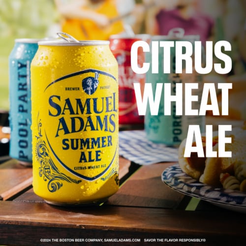 Samuel Adams Winter Lager Seasonal Beer Perspective: right