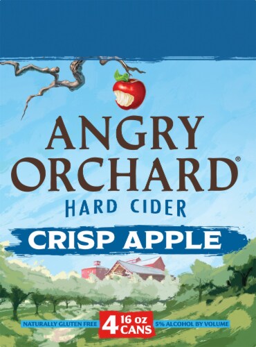 Angry Orchard Crisp Apple Hard Cider Perspective: right