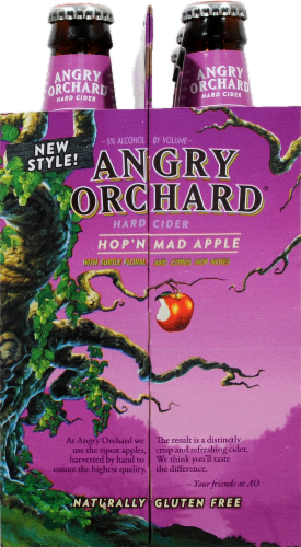 Angry Orchard Hop'n Mad Cider Perspective: right