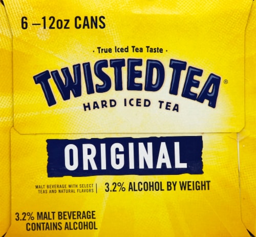 Twisted Tea Original Hard Iced Tea Perspective: right