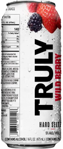 Truly™ Wild Berry Hard Seltzer Perspective: right