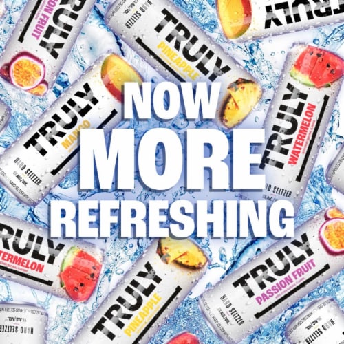 TRULY Hard Seltzer Tropical Variety Mix Pack Perspective: right