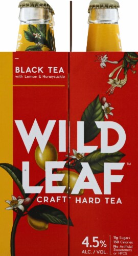 Wild Leaf Black Tea with Lemon and Honeysuckle Craft Hard Tea Perspective: right