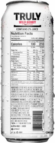 TRULY Wild Berry Hard Seltzer Single Can Perspective: right