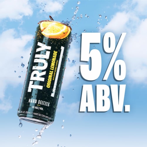 TRULY Hard Seltzer Lemonade Variety Mix Pack Perspective: right