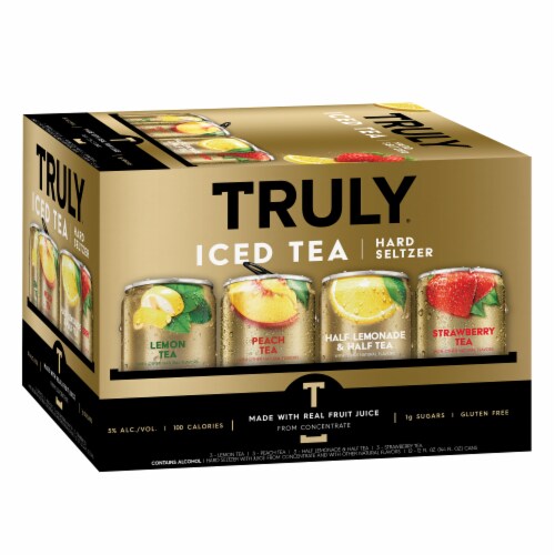 TRULY Hard Seltzer Iced Tea Variety Pack Perspective: right