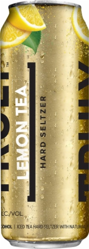 Truly Lemon Tea Hard Seltzer Perspective: right