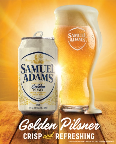 Samuel Adams Golden Pilsner Beer Perspective: right