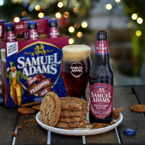 Samuel Adams Chocolate Bock Seasonal Beer Perspective: right