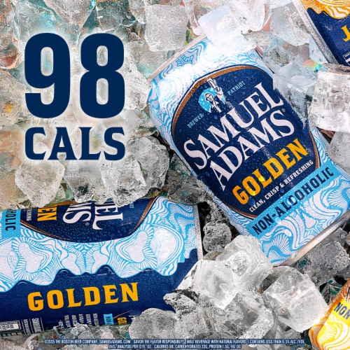 Samuel Adams Golden Non-Alcoholic Golden Beer Perspective: right