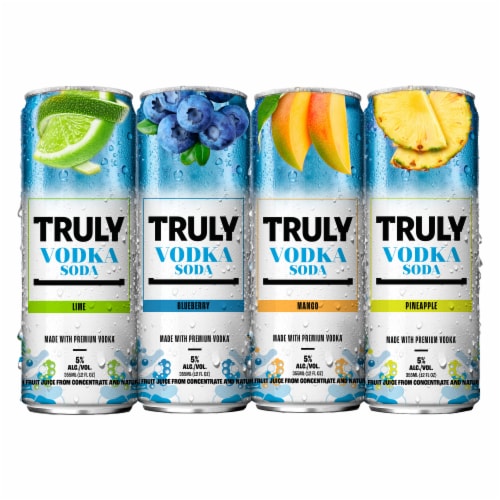 TRULY Vodka Soda Classic Ready to Drink Cocktail Variety Pack Perspective: right